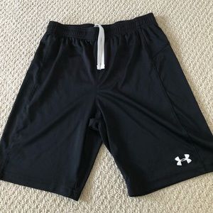 Kids Black Under Armour Shorts